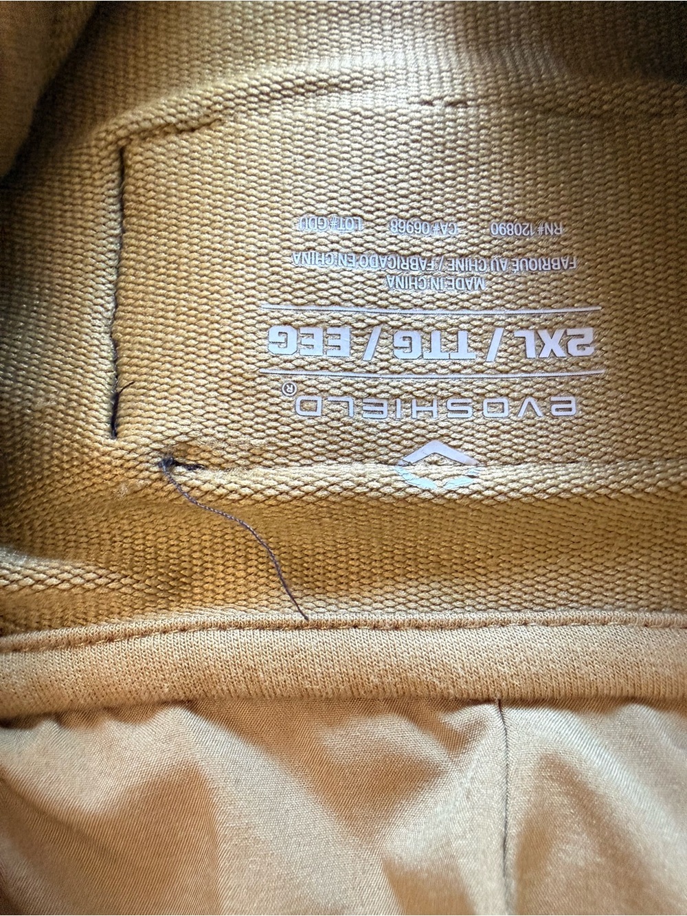 EvoShield Men's Tan Lightweight Shirt Jacket - 2XL